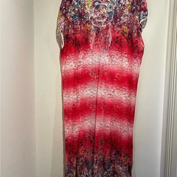 Barthelemy Rose Beach Caftan. Medium Size. - Picture 3 of 7